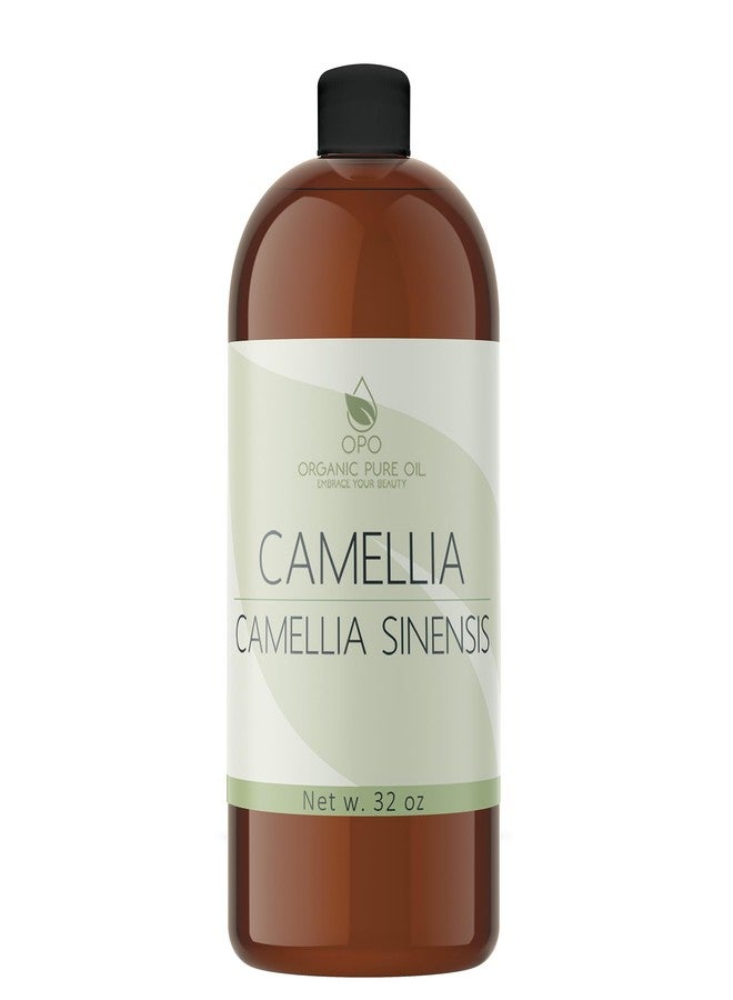 OPO Japanese Camellia Seed Oil - Pure, Cold Pressed, Unrefined, Extra Virgin 32 OZ Skin, Perfect for Body, Hair, Face, Nails by Organic Pure Oil-Packaging Vary - Image 1